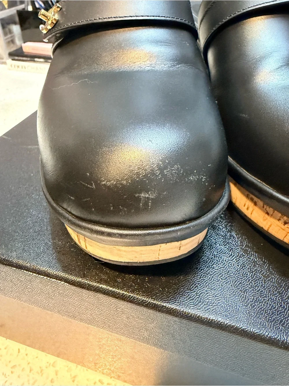 CHANEL slip mules